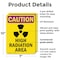 Signmission Radiation & Laser Sign, 10 in H x 7 in W, Plastic, Rectangle OS-2PACK-CR-P-710-V-10231 - alternate 6
